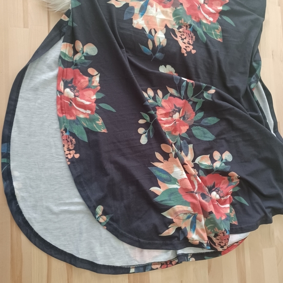 {Zilcremo} Short Sleeve Maxi Dress - Picture 4 of 7